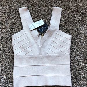 Bebe Gold bandage top